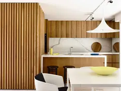 Slats in kitchen design