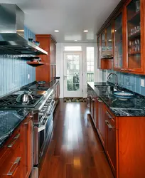 Double-sided kitchens photos