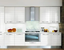 Kitchen design with milling on facades