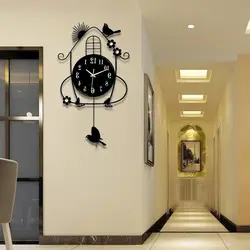Clock in the hallway photo in the interior