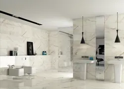 Плитка калакатта в интерьере ванной