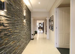 Ways to decorate walls in the hallway photo