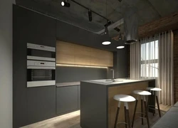 Loft Kitchen Straight Design