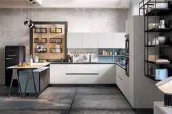 Loft Kitchen Straight Design