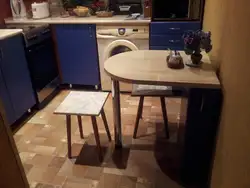 Столы на кухне хрущевка в интерьере фото