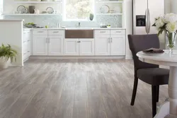 Gray laminate in the kitchen interior