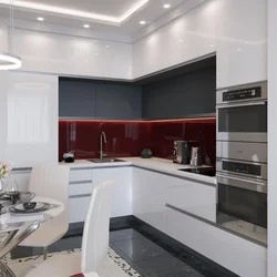 Kitchen design with 2 meter ceiling