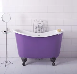 Bathtub in the interior