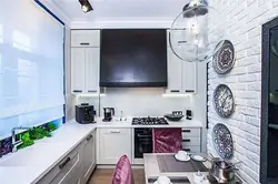 Kitchen Design 8M2 With Refrigerator Photo