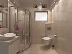 Combined bathroom shower photo