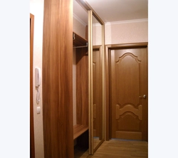 Wardrobe in the hallway narrow corridor photo depth 40 cm