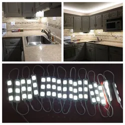 LED strip as lighting in the kitchen photo