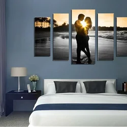 Modular Paintings For The Bedroom Photo