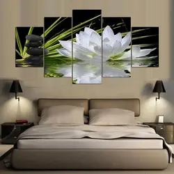 Modular paintings for the bedroom photo