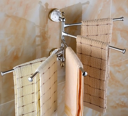 Вешалки для полотенцев в ванной комнате фото