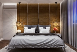 Interior design of headboards in bedroom