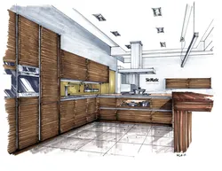 Correct interior and kitchen design