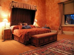 Bedroom In Terracotta Tones Photo