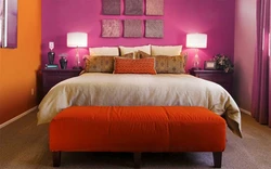 Bedroom In Terracotta Tones Photo