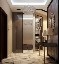 Hallway in modern style design 2023 interior photos