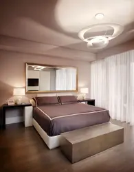 What is the interior of the bedroom in the house