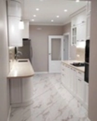 Kitchen design if the floor is light