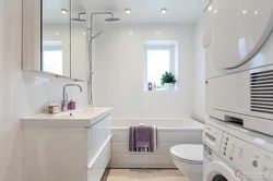 Bathroom and toilet interior in light colors