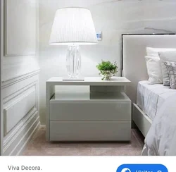 Bedside tables for the bedroom in a modern style photo interior