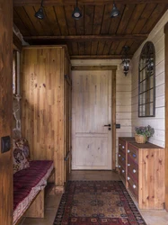 Rustic hallway design