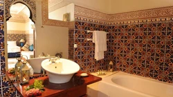 Марокколық ванна бөлмесінің дизайны