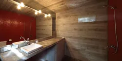Laminate bathroom photo in the interior