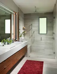 Laminate bathroom photo in the interior