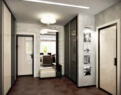 Hallway Design With Two Doors Photo