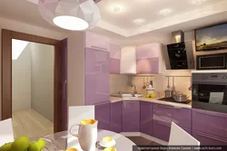 Kitchen design in an apartment panel house