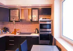 Kitchen design in an apartment panel house