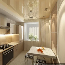 Kitchen Design In An Apartment Panel House