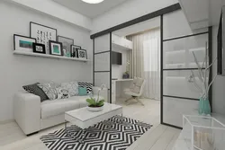 Living Room Bedroom Design 19 Sq.M.