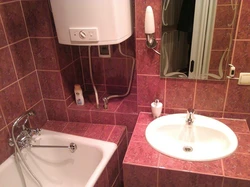 Boiler in the bathroom photo