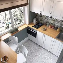 Kitchen Design In A Small Apartment In Khrushchev