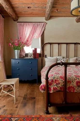 Rustic bedroom interior