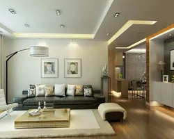 Ceilings and light in the living room photo