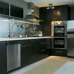 Kitchen design with built-in appliances