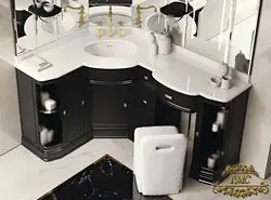 Bathroom Design With Corner Sink