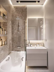Дизайн ванной комнаты в современном стиле недорого
