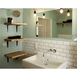 Partial tile bath design