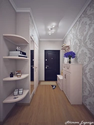 Renovation of the hallway design in the apartment inexpensive and beautiful photo