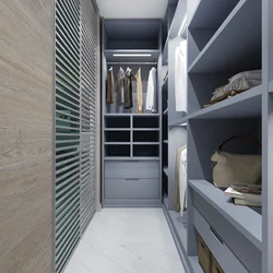 Loggia design with dressing room