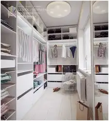 Loggia design with dressing room
