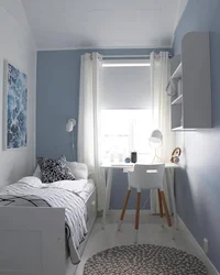 Small bedroom for one design photo