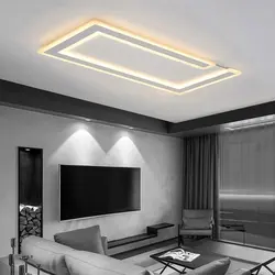 Дизайн световых линий в гостиной